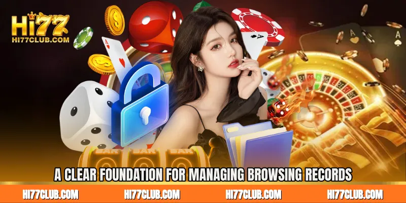 A Clear Foundation for Managing Browsing Records