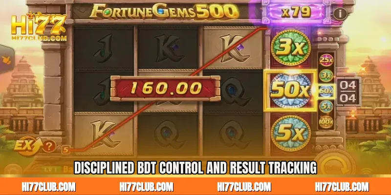 Disciplined BDT Control and Result Tracking