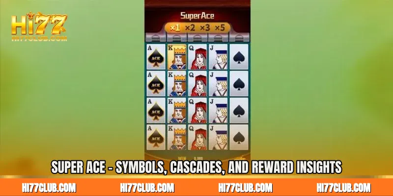 Super Ace - Symbols, Cascades, and Reward Insights